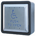 buy 4 ½” Square Push Plate on 5 ½” Wall Switch, Wireless