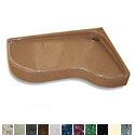 buy Onyx Extended Corner Shower Seat
