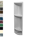 buy Onyx Pearl Tall Corner Shower Caddy