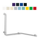 buy POLYCOLOR Series Corner and Vertical Colored Grab Bar, 30� x 34� x 34�