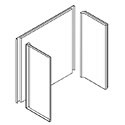 buy Escape 3 Panel Wall Surround