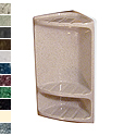 buy Onyx Pearl Corner Shower Caddy