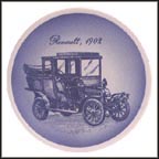 Auto: Renault 1902, Royal Copenhagen Plaquette #152 MAIN