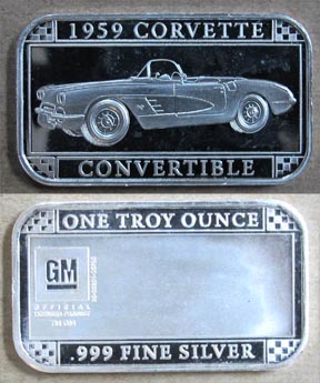 1959 Corvette Convertible' Art Bar. MAIN
