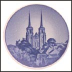 Roskilde Cathedral, Royal Copenhagen Plaquette #22 MAIN