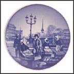 Fish Sellers, Copenhagen, Royal Copenhagen Plaquette #45 MAIN