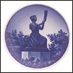 Girl/Golden Horn, Royal Copenhagen Plaquette #83 MAIN