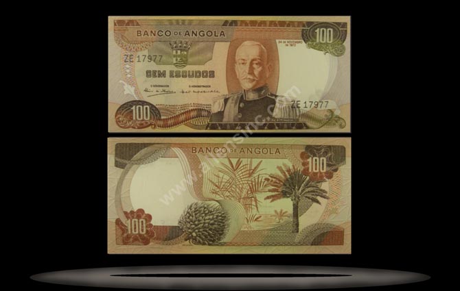 Angola Banknote, 100 Escudos, 24.11.1972, P#101 MAIN
