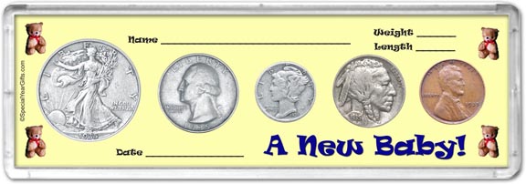 1935 A New Baby! Coin Gift Set MAIN