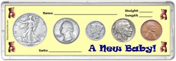 1935 A New Baby! Coin Gift Set THUMBNAIL