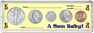 1938 A New Baby! Coin Gift Set THUMBNAIL