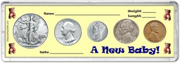 1940 A New Baby! Coin Gift Set THUMBNAIL