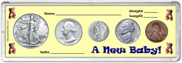 1942 A New Baby! Coin Gift Set THUMBNAIL