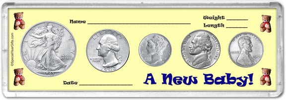 1943 A New Baby! Coin Gift Set MAIN