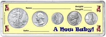 1943 A New Baby! Coin Gift Set THUMBNAIL
