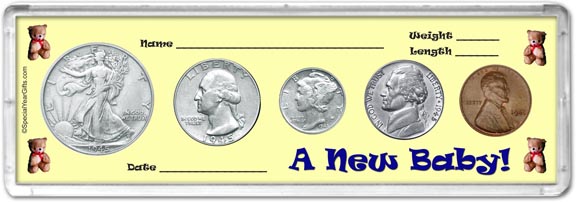 1945 A New Baby! Coin Gift Set MAIN