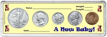 1945 A New Baby! Coin Gift Set THUMBNAIL