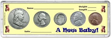1949 A New Baby! Coin Gift Set THUMBNAIL