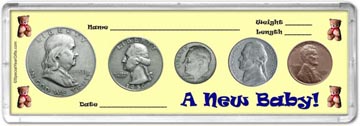 1950 A New Baby! Coin Gift Set THUMBNAIL