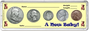 1953 A New Baby! Coin Gift Set THUMBNAIL