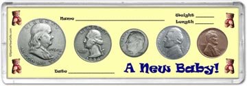 1954 A New Baby! Coin Gift Set THUMBNAIL