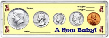 1965 A New Baby! Coin Gift Set THUMBNAIL