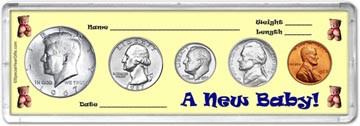 1967 A New Baby! Coin Gift Set THUMBNAIL