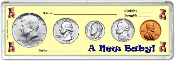 1969 A New Baby! Coin Gift Set MAIN