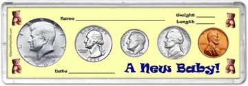 1969 A New Baby! Coin Gift Set THUMBNAIL