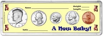 1973 A New Baby! Coin Gift Set THUMBNAIL