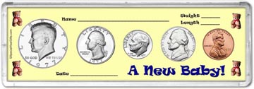 1977 A New Baby! Coin Gift Set THUMBNAIL