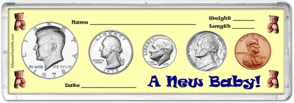1978 A New Baby! Coin Gift Set MAIN