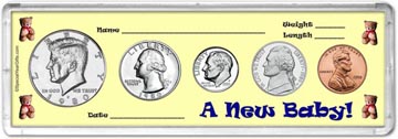 1980 A New Baby! Coin Gift Set THUMBNAIL
