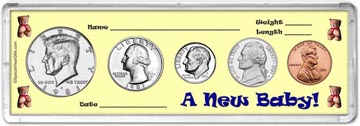 1981 A New Baby! Coin Gift Set THUMBNAIL