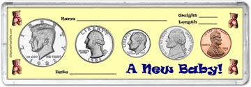 1982 A New Baby! Coin Gift Set THUMBNAIL