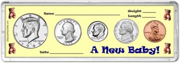 1992 A New Baby! Coin Gift Set THUMBNAIL