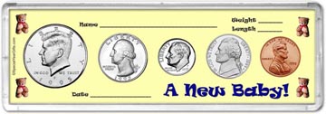 1995 A New Baby! Coin Gift Set THUMBNAIL