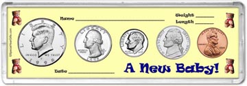 1998 A New Baby! Coin Gift Set THUMBNAIL