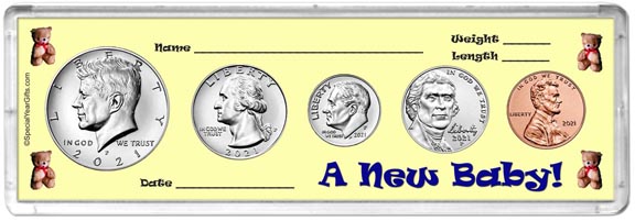 2021 A New Baby! Coin Gift Set LARGE