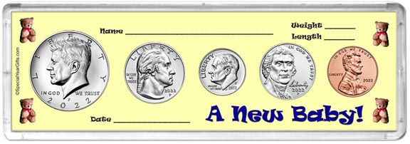 2022 A New Baby! Coin Gift Set LARGE
