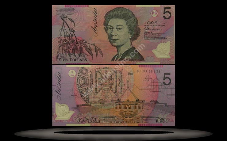 Australia Banknote, 5 Dollars, (19)98, P#51c MAIN