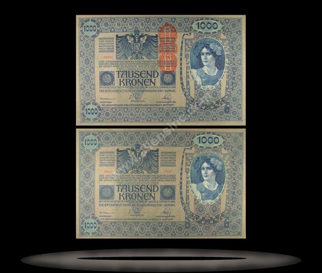 Austria Banknote, 1000 Kronen, ND (1919), P#59 MAIN