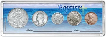 1934 Baptism Coin Gift Set THUMBNAIL
