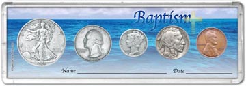 1935 Baptism Coin Gift Set THUMBNAIL