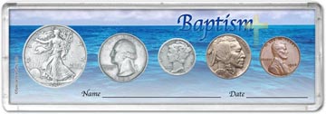 1936 Baptism Coin Gift Set THUMBNAIL