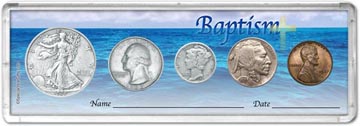1937 Baptism Coin Gift Set THUMBNAIL
