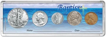 1940 Baptism Coin Gift Set THUMBNAIL