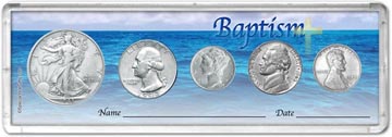 1943 Baptism Coin Gift Set THUMBNAIL
