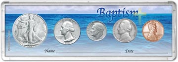 1947 Baptism Coin Gift Set THUMBNAIL