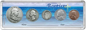 1949 Baptism Coin Gift Set THUMBNAIL